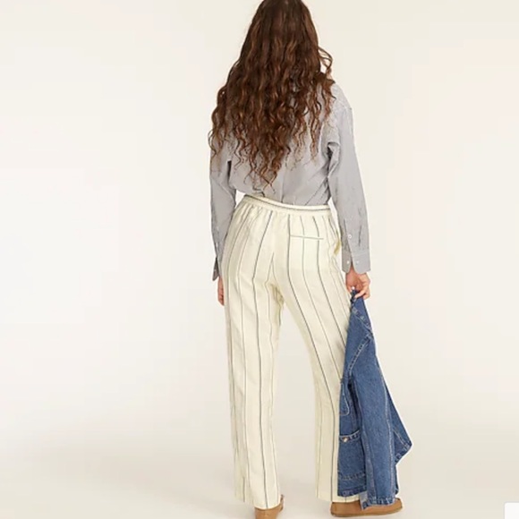 J. Crew Pull-On Stripe Jacquard Pants- NWT - Picture 4 of 4